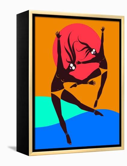 It’s a Vibe-Erin K. Robinson-Framed Stretched Canvas