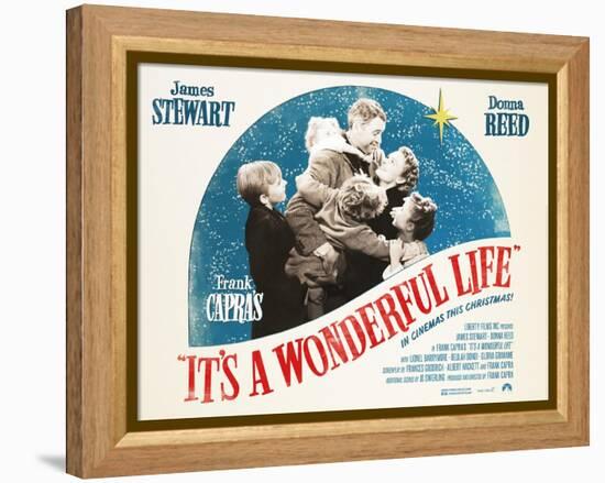 It's a Wonderful Life, British 2007 Re-Release Posters, 1946-null-Framed Stretched Canvas