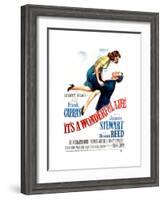 It's a Wonderful Life, Donna Reed, James Stewart, 1946-null-Framed Photo