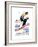 It's a Wonderful Life, Donna Reed, James Stewart, 1946-null-Framed Photo