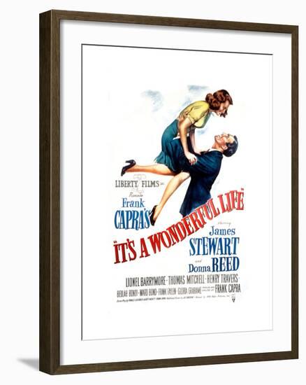 It's a Wonderful Life, Donna Reed, James Stewart, 1946--Framed Photo