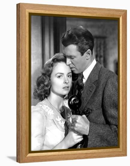 It's a Wonderful Life, Donna Reed, James Stewart, 1946-null-Framed Stretched Canvas