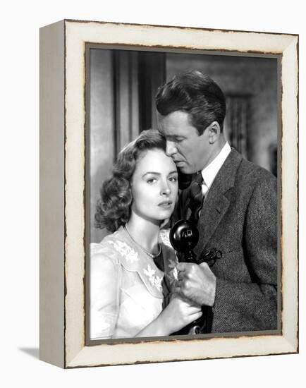 It's a Wonderful Life, Donna Reed, James Stewart, 1946-null-Framed Stretched Canvas