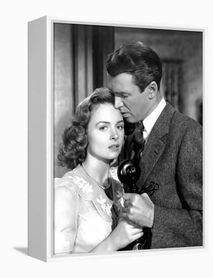 It's a Wonderful Life, Donna Reed, James Stewart, 1946-null-Framed Stretched Canvas