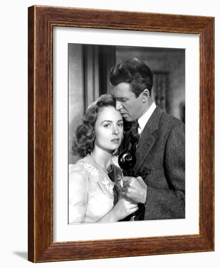 It's a Wonderful Life, Donna Reed, James Stewart, 1946-null-Framed Photo