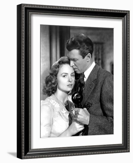 It's a Wonderful Life, Donna Reed, James Stewart, 1946-null-Framed Photo