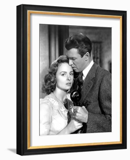 It's a Wonderful Life, Donna Reed, James Stewart, 1946-null-Framed Photo