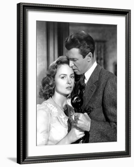 It's a Wonderful Life, Donna Reed, James Stewart, 1946-null-Framed Photo