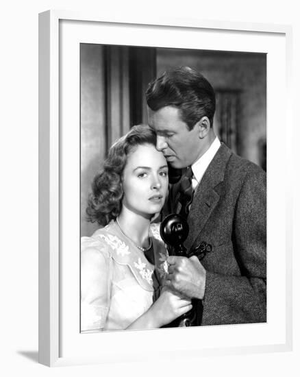 It's a Wonderful Life, Donna Reed, James Stewart, 1946-null-Framed Photo