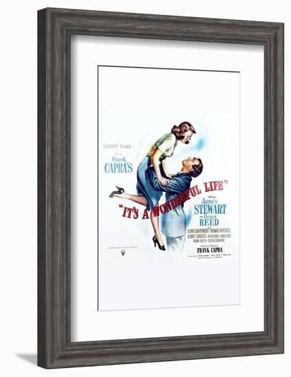 It's a Wonderful Life - Movie Poster Reproduction-null-Framed Photo