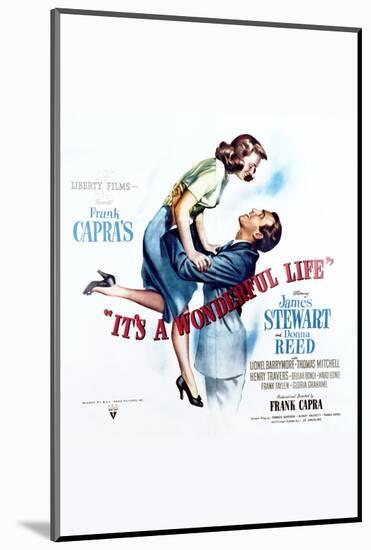 It's a Wonderful Life - Movie Poster Reproduction-null-Mounted Photo
