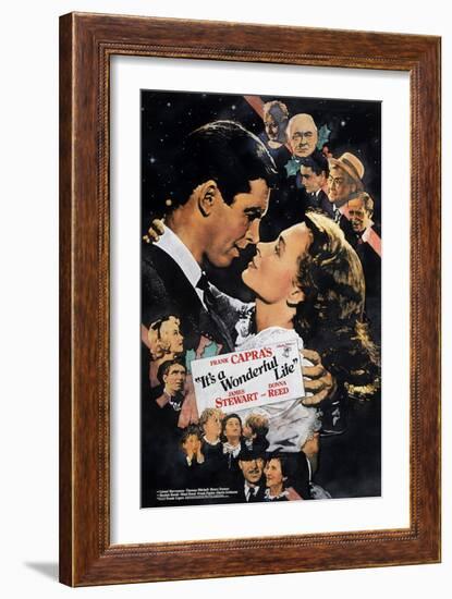 It's a Wonderful Life, Nose to Nose, 1946-null-Framed Art Print