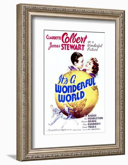 It's a Wonderful World - Movie Poster Reproduction-null-Framed Photo