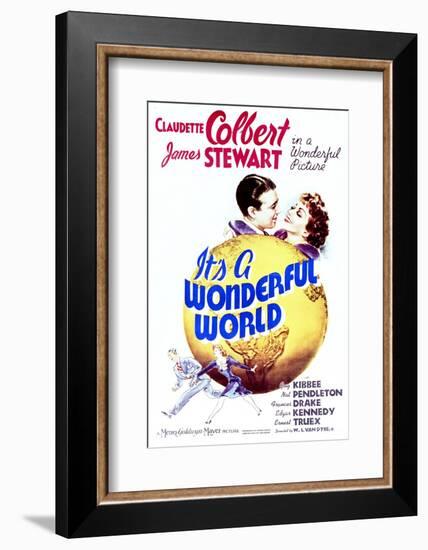 It's a Wonderful World - Movie Poster Reproduction-null-Framed Photo