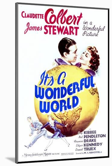 It's a Wonderful World - Movie Poster Reproduction-null-Mounted Photo