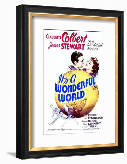 It's a Wonderful World - Movie Poster Reproduction-null-Framed Photo