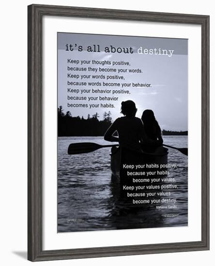 It's All About Destiny-null-Framed Art Print