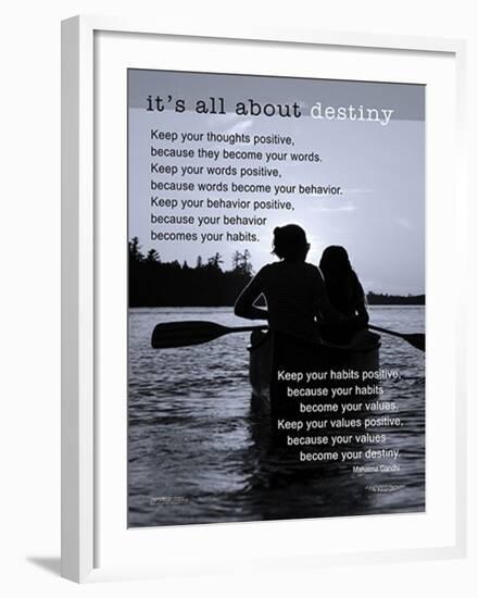 It's All About Destiny--Framed Art Print