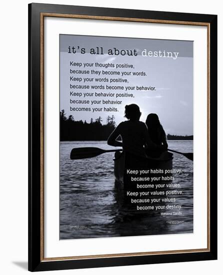 It's All About Destiny-null-Framed Art Print