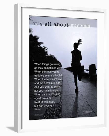 It's All About Success-null-Framed Art Print
