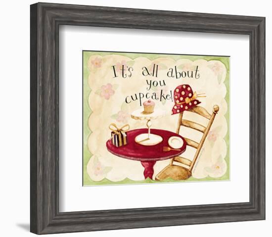 It's All About You Cupcake-Dan Dipaolo-Framed Art Print