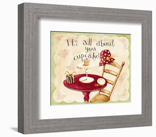 It's All About You Cupcake-Dan Dipaolo-Framed Art Print