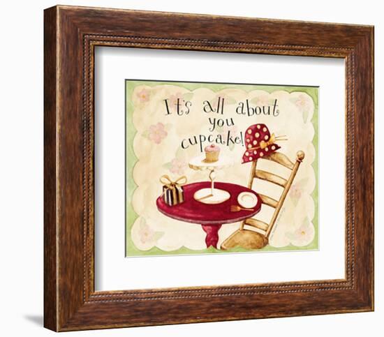 It's All About You Cupcake-Dan Dipaolo-Framed Art Print