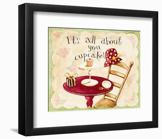 It's All About You Cupcake-Dan Dipaolo-Framed Art Print