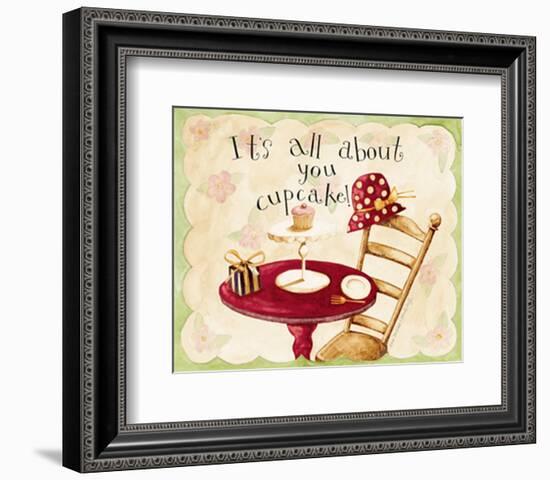 It's All About You Cupcake-Dan Dipaolo-Framed Art Print