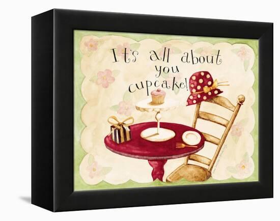 It's All About You Cupcake-Dan Dipaolo-Framed Stretched Canvas
