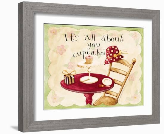 It's All About You Cupcake-Dan Dipaolo-Framed Art Print