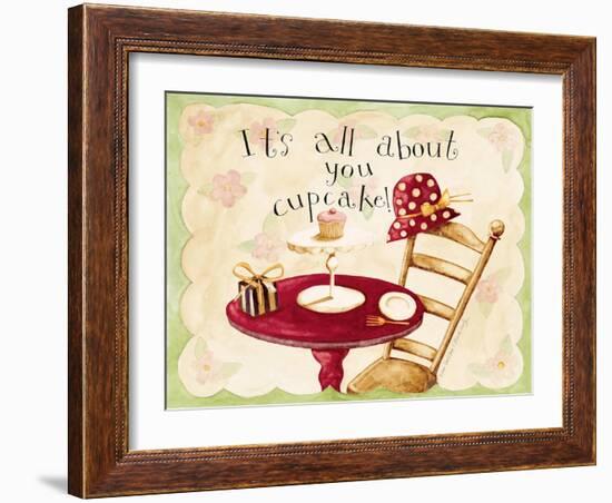 It's All About You Cupcake-Dan Dipaolo-Framed Art Print