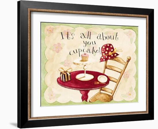 It's All About You Cupcake-Dan Dipaolo-Framed Art Print