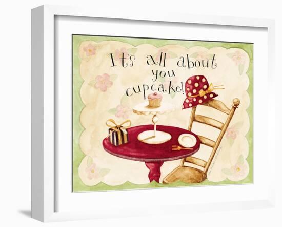 It's All About You Cupcake-Dan Dipaolo-Framed Art Print