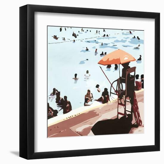 It’s All Going Just Swimmingly-BethAnn Lawson-Framed Art Print