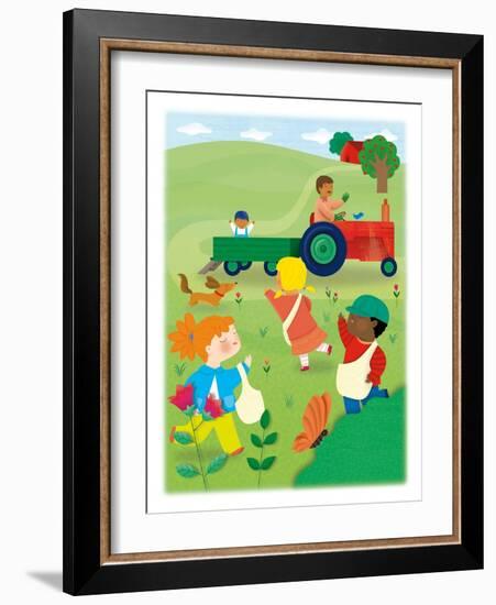 It's Apple Time - Turtle-Sheree Boyd-Framed Giclee Print