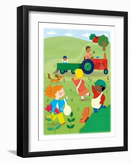 It's Apple Time - Turtle-Sheree Boyd-Framed Giclee Print