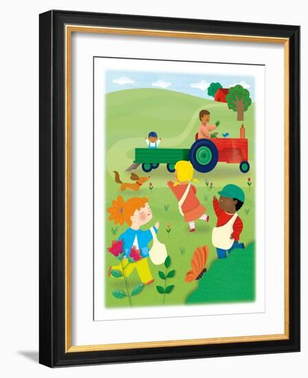 It's Apple Time - Turtle-Sheree Boyd-Framed Giclee Print