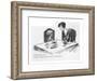 "It's broccoli, dear."--"I say it's spinach, and I say the hell with it." - New Yorker Cartoon-Carl Rose-Framed Premium Giclee Print