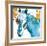 It's Cool To Be Blue-Marvin Pelkey-Framed Giclee Print