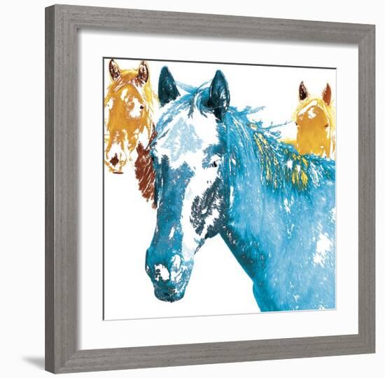 It's Cool To Be Blue-Marvin Pelkey-Framed Giclee Print