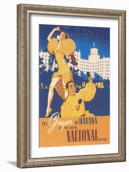 It's Gayer in Havana-null-Framed Art Print