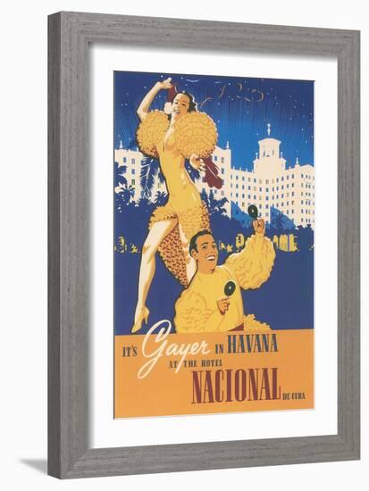 It's Gayer in Havana-null-Framed Art Print