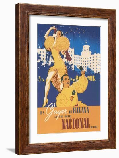 It's Gayer in Havana-null-Framed Art Print