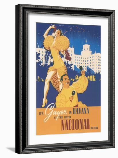 It's Gayer in Havana-null-Framed Art Print