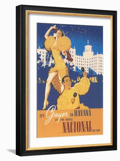 It's Gayer in Havana-null-Framed Art Print