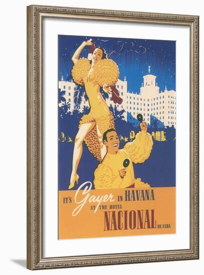 It's Gayer in Havana-null-Framed Art Print