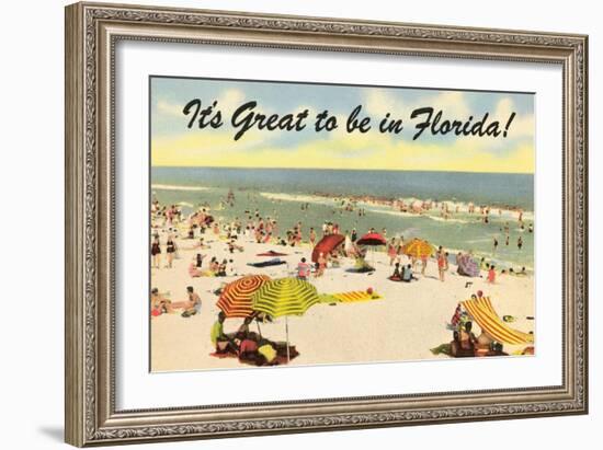 It's Great to be in Florida-null-Framed Art Print