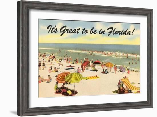 It's Great to be in Florida-null-Framed Art Print