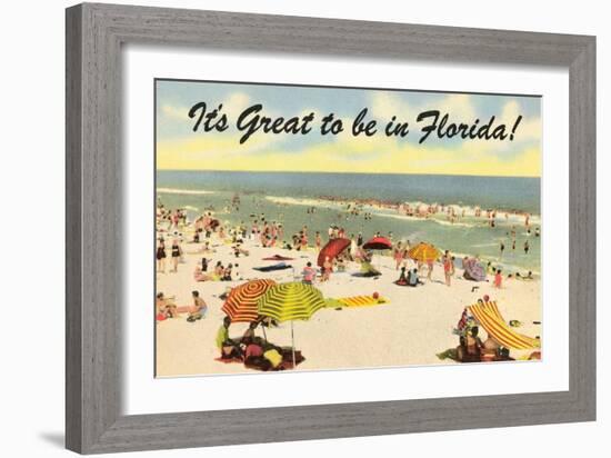 It's Great to be in Florida-null-Framed Art Print